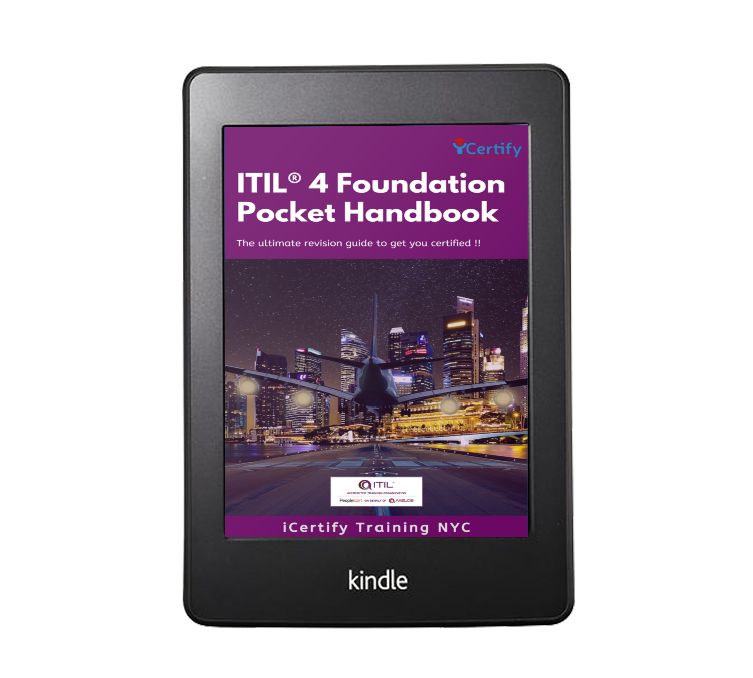 Download ITIL Pocket Handbook kindle 3d mockup - iCertify Training
